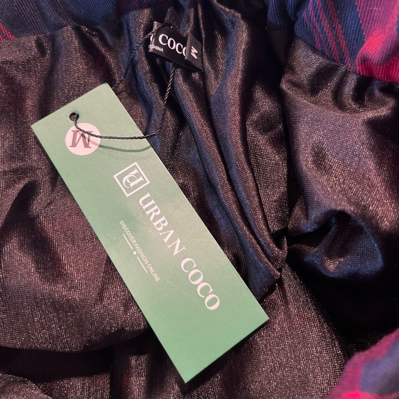 ❤️💙 NWT Plaid Pleated Tartan Skirt Medium - Picture 6 of 7